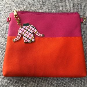 Can't Clutch This! Two Tone Reversible Clutch - comes with keychain